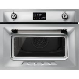 Встраиваемый духовой шкаф SMEG SO4902M1X, 60 см, 45 см, СВЧ, 11 функций, нержавеющая сталь.