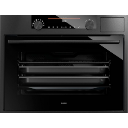 Духовой шкаф ASKO OCS8487B: 45.5x59.5x54.6 см, 51 л, на пару, 11 режимов, 160 программ, черный цвет.