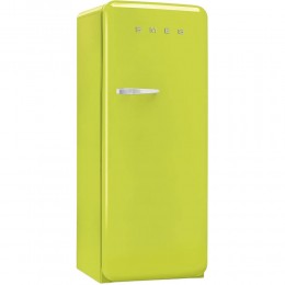Холодильник SMEG FAB28RLI6, 270 л, однокамерный, морозильная камера, инверторный компрессор, LED, цвет лайм.
