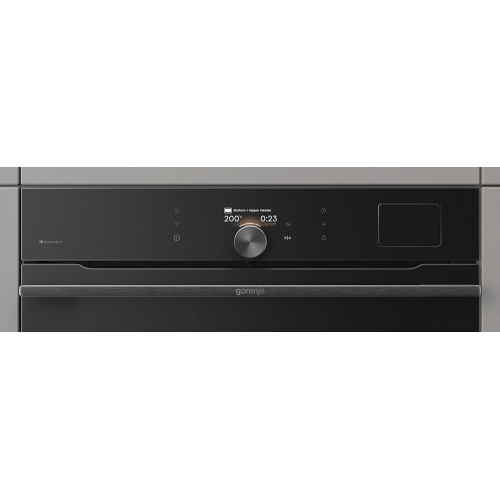 Духовой шкаф Gorenje 77 л с TFT-дисплеем, SteamAssist PRO и Wi-Fi - Энергоэффективность А+, Черный