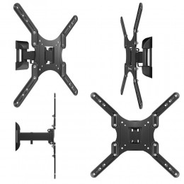 Кронштейн ONKRON M2 Black 26-65 макс. 400x400, наклон -2+12º, поворот 80º, 35кг, от стены 40-210мм