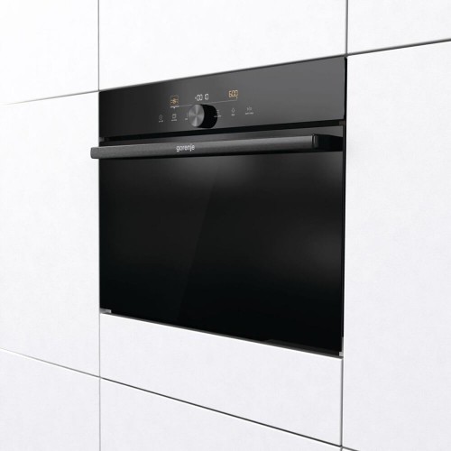 Духовой шкаф Gorenje с функцией СВЧ, 50 л, сенсорный программатор IconLED+, черный