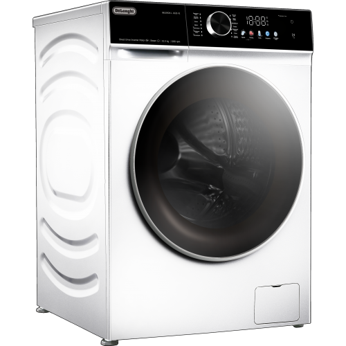 Стиральная машина Delonghi 10.5 кг, 1200 об/мин, инверторный мотор, 14 программ, LED дисплей, глубина 62.8 см