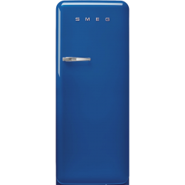 Холодильник SMEG FAB28RBE6, 1530х601х728 мм, однокамерный, 270 л, морозильная камера, LED, инверторный компрессор, класс C, синий, стиль 50-х.