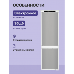Встраиваемый холодильник Liebherr ICBNSd 5123-22 001, BioFresh, 178 см, NoFrost, 3 контейнера