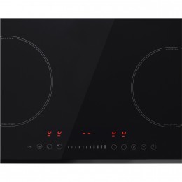 Варочная панель KORTING HI 60504 B, индукционная, 60 см, 4 конфорки, сенсорное управление, таймер, автоматическое отключение, индикация остаточного тепла.