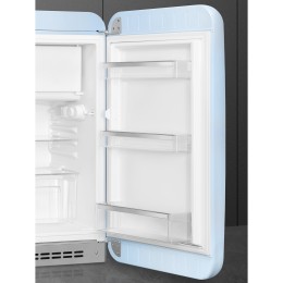 Холодильник SMEG/ Холодильник SMEG, ВхШхГ 970х545х659 мм, отдельностоящий, однодверный, LED подсветка, внутренняя морозильная камера, электромеханический контроль температуры, стандартный компрессор, полезный объем 105 л, энергоэффективность D, уровень шу