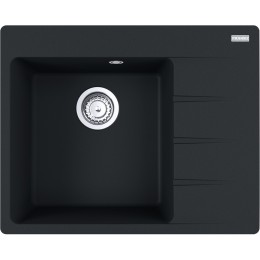 Мойка Franke Centro CNG 611/211-62 TL, Fragranite+, 45 см, черный матовый, чаша слева, SKU 114.0639.712