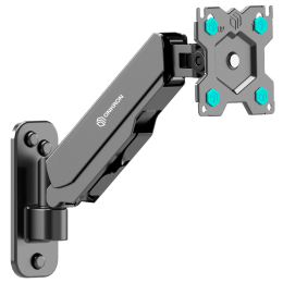 Кронштейн ONKRON G120 Black для мониторов 13-34, VESA 75x75/100x100, наклон -35°/+35°, поворот 180°, нагрузка 1-8 кг.