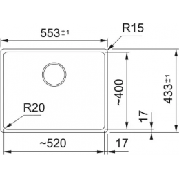 Мойка Franke 125.0696.178, MRG 110-52, Серый, Fragranite, Под столешницу