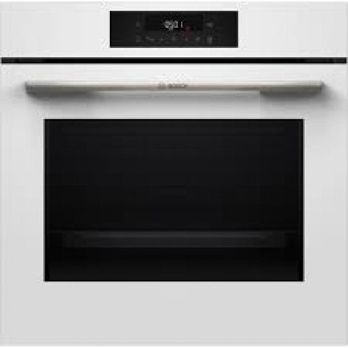 Духовой шкаф Serie 6 60 см, 76 л, белый - сенсорное управление, 8 режимов + AutoPilot 30, LCD-дисплей, EcoClean, Soft Open/Close, телескопические направляющие