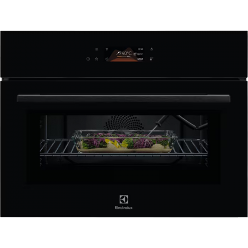 Встраиваемый духовой шкаф Electrolux с СВЧ, 45 см, 43 л, 22 режима, черный цвет - идеальный выбор для вашей кухни