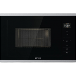 Микроволновая печь Gorenje BMX251SG2BG, 20 л, 800 Вт, гриль 1000 Вт, 15 автопрограмм, черная.