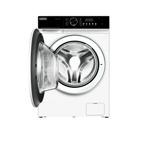 Стиральная машина Delonghi 10.5 кг, 1200 об/мин, инверторный мотор, 14 программ, LED дисплей, глубина 62.8 см