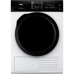 Сушильная машина Korting kd 69 ihp, 9 кг, 15 программ, А++, белая