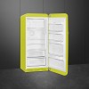 Холодильник SMEG 1530x601x728 мм, однокамерный, стиль 50-х, цвет лайм, объем 270 л, инверторный компрессор, LED освещение