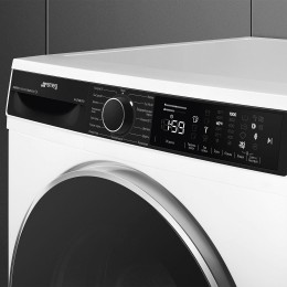 Стиральная машина SMEG wm3t60cru, узкая, 6 кг, 1000 об/мин, 15 программ, инверторный мотор, A+++, белая