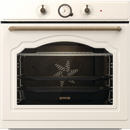 Духовой шкаф GORENJE BOS67371CLI, 77 л, электронный программатор, паровая очистка, 300°C, 59.7x59.5x56.4 см, бежевый.