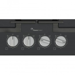 Газовая варочная панель BOSCH PPP6A6I40R, 60 см, закаленное стекло, черная.
