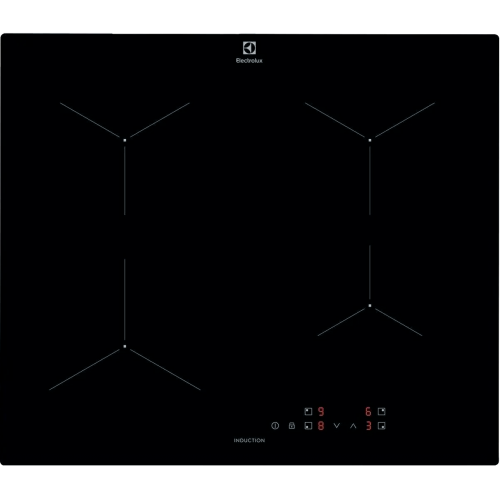 Встраиваемая индукционная панель ELECTROLUX 4 конфорки, стеклокерамика, 3650 Вт, 59x52 см