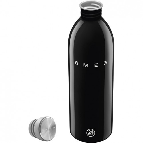 Термобутылка SMEG, стиль 50-х г.г., объем 1000 мл, цвет черный