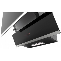 Вытяжка Korting khc 65070 gn, 60см, сенсорное управление, 3 режима, 450 м³/ч, таймер, алюминиевый фильтр, LED освещение, 50 дБ, черное стекло.