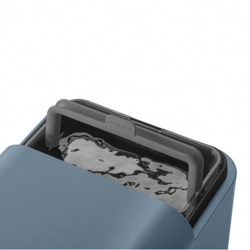 Автоматическая кофемашина Smeg 1350 Вт с регулировкой помола, подсветкой и 19 бар давления - синяя