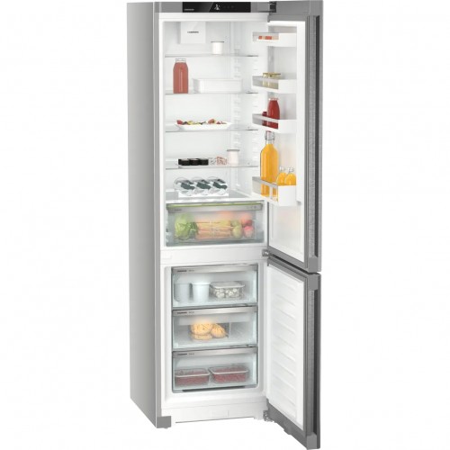 Холодильник LIEBHERR Pure с технологией EasyFresh, NoFrost, 201.5 см, A++, двери из нержавеющей стали