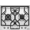 Встраиваемая газовая панель SMEG 62 см из нержавеющей стали с фурнитурой Linea и Classica