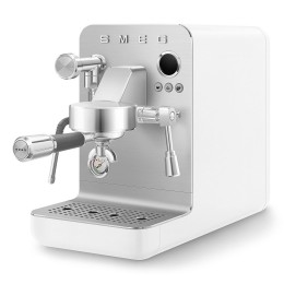 Кофемашина Smeg EMC02WHMEU, 15 бар, белая, кнопочное управление