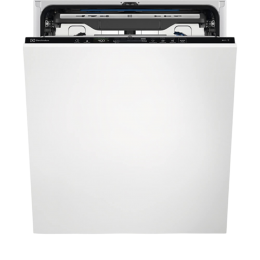 Встраиваемая посудомоечная машина Electrolux EEG69420W, 15 комплектов, 8 программ, 59.6x55x82 см, черная, сушка с открыванием дверцы.
