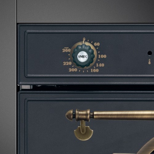 Встраиваемый духовой шкаф SMEG Cortina 60 см с 9 режимами, пиролизом и удобными поворотными переключателями - идеальный выбор для вашей кухни!