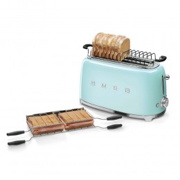 Тостер Smeg 50-х, 2 ломтика, нержавеющая сталь, автоматическая центровка, SKU tsf02pgeu