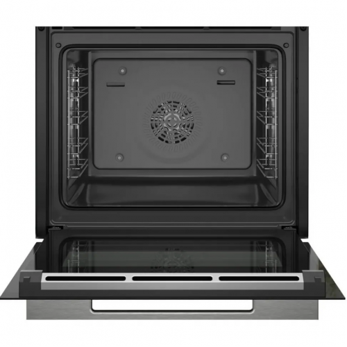 Встраиваемый духовой шкаф Bosch с 14 режимами, TFT-дисплеем и системой EcoClean, черный цвет, 71 л, контроль температуры до 300 °C