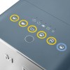 Автоматическая кофемашина Smeg 1350 Вт с регулировкой помола, подсветкой и 19 бар давления - синяя