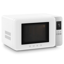 Микроволновая печь SMEG MOC01WHMEU, 29 л, 900 Вт, 4 функции, гриль, 18 программ, инвертор, белая