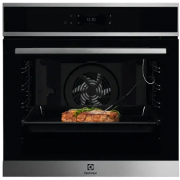 Электрический духовой шкаф Electrolux EOE8P39WX, 72 л, 17 режимов, конвекция, паровая очистка, 3 стекла, направляющие телескопические.