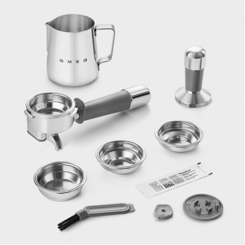 H1: Кофемашина SMEG EGF03BLEU с встроенной кофемолкой, черная - идеальный выбор для любителей эспрессо