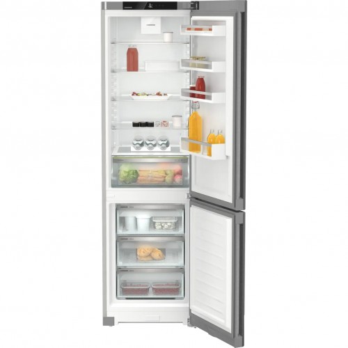 Холодильник LIEBHERR Pure с технологией EasyFresh, NoFrost, 201.5 см, A++, двери из нержавеющей стали