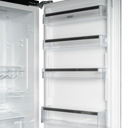Встраиваемый холодильник Delonghi/ Встраиваемый холодильник Delonghi, ВхШхГ 1770х540х545, Frost Free, объем 256 (181+75) л, сенсорное управление, LED освещение, жесткое крепление, энергоэффективность А+, цвет белый