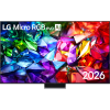 Телевизор ЖК 86'' LG/ 86", Ultra HD, MicroRGB LED, Ultra Dimming Technology, 11 AI Super Upscaling 5K, Smart TV (WebOS 26), Wi-Fi 6, DVB-T2/C/S2, MR, 120Hz Native (VRR 165Hz), 2.2ch (40W), 4хHDMI, 2хUSB, 2 Pole, черный графит, 2026