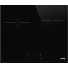 Варочная поверхность SMEG/ Варочная поверхность SMEG, 60 см, прямой край, 4 зоны нагрева, Hi-Light, 9 уровней мощности, автоматическое выключение, индикация остаточного тепла, таймер, бустер, сенсорное управление, цвет черный