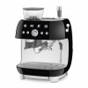 H1: Кофемашина SMEG EGF03BLEU с встроенной кофемолкой, черная - идеальный выбор для любителей эспрессо