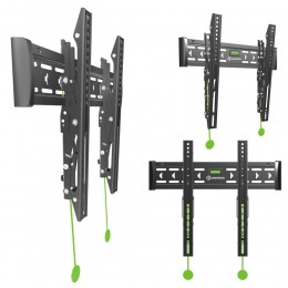 Кронштейн ONKRON SN14 Black 32-65'' наклон 12° VESA до 400x400 мм, макс вес 56,8 кг