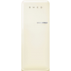 Холодильник SMEG/ Отдельностоящий однодверный холодильник, ВхШхГ 1500х601х728 мм, стиль 50-х годов, 60 см, кремовый, петли слева