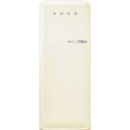Холодильник SMEG/ Отдельностоящий однодверный холодильник, ВхШхГ 1500х601х728 мм, стиль 50-х годов, 60 см, кремовый, петли слева