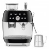 H1: Кофемашина SMEG EGF03BLEU с встроенной кофемолкой, черная - идеальный выбор для любителей эспрессо