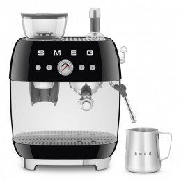 SMEG EGF03BLEU Кофемашина-эспрессо с кофемолкой, черный