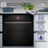 Встраиваемый духовой шкаф Bosch с 14 режимами, TFT-дисплеем и системой EcoClean, черный цвет, 71 л, контроль температуры до 300 °C