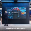 Кронштейн ONKRON для ТВ 60-110 дюймов, макс. 800x600 мм, черный, наклон и поворот 0°, от стены 35мм, до 120кг